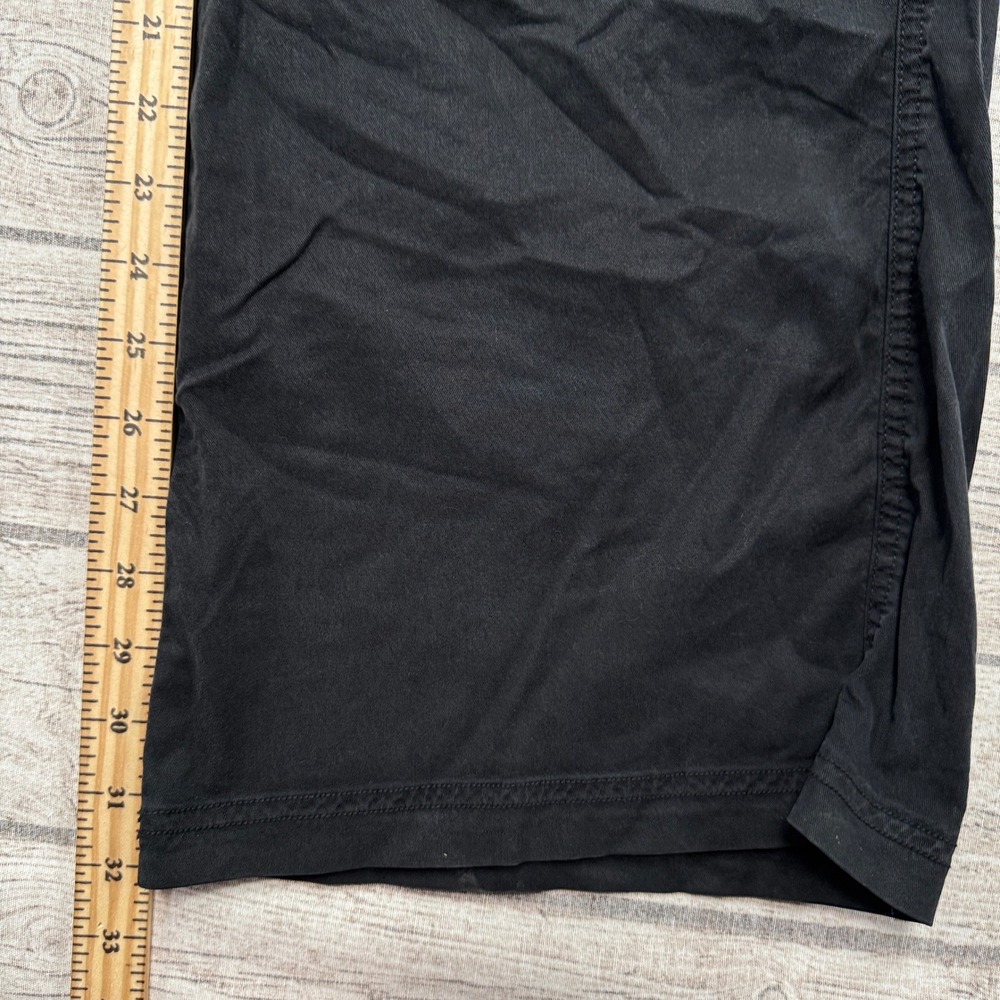 American Eagle Cargo Pants Women's 10 Long Black Wide Leg Relaxed Fit Utility - Picture 4 of 8